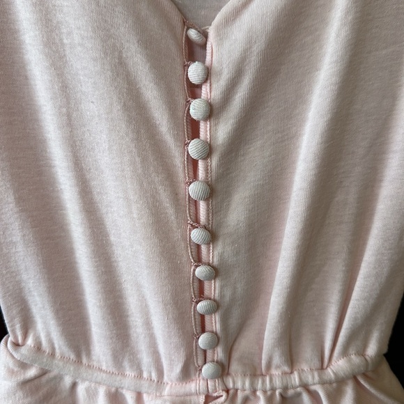 Vintage sweet peplum ruffle cotton dress - Picture 3 of 7